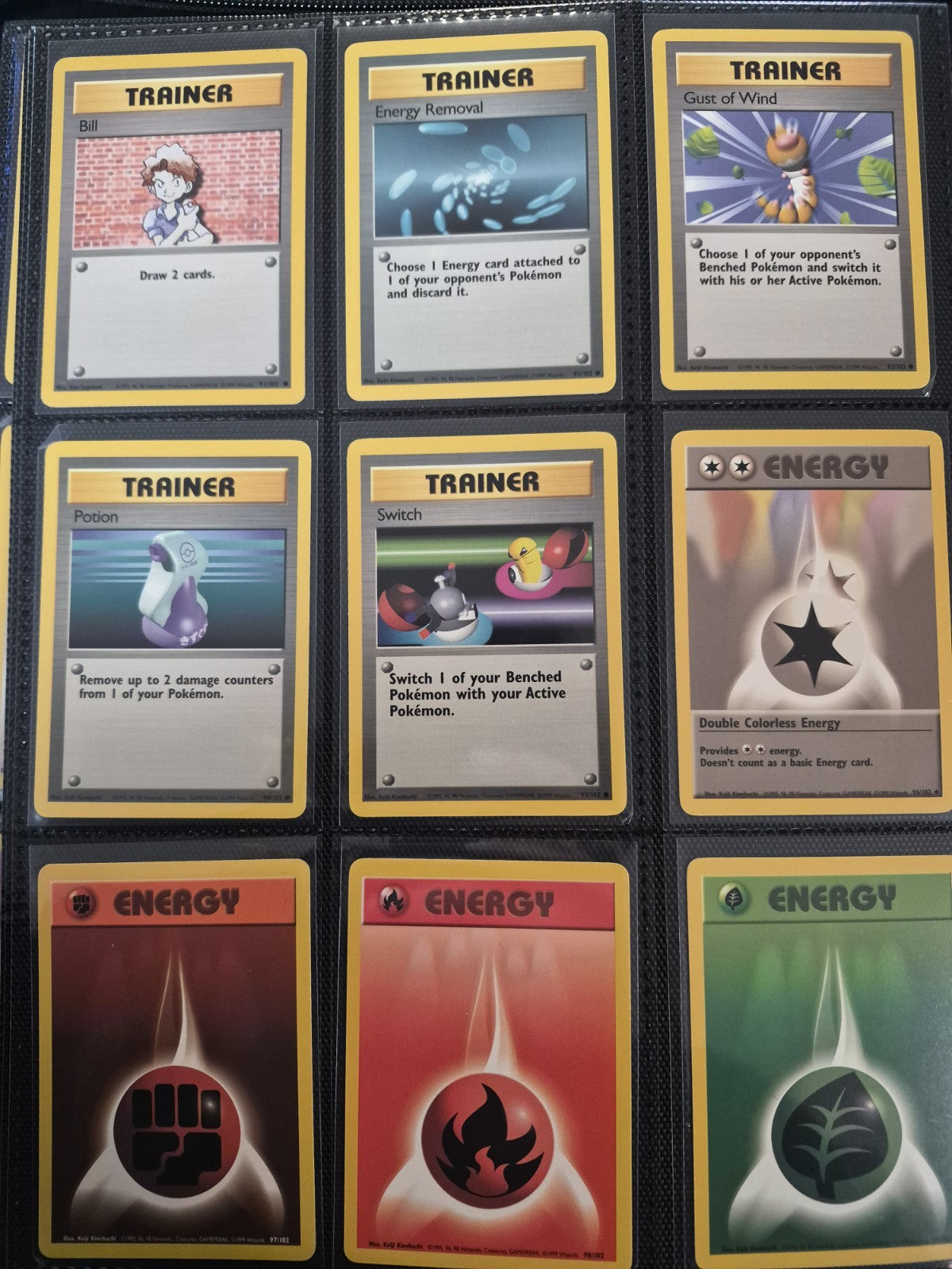 WOTC Pokémon Complete Sets, Base, Jungle, Fossil, Team Rocket HP-LP