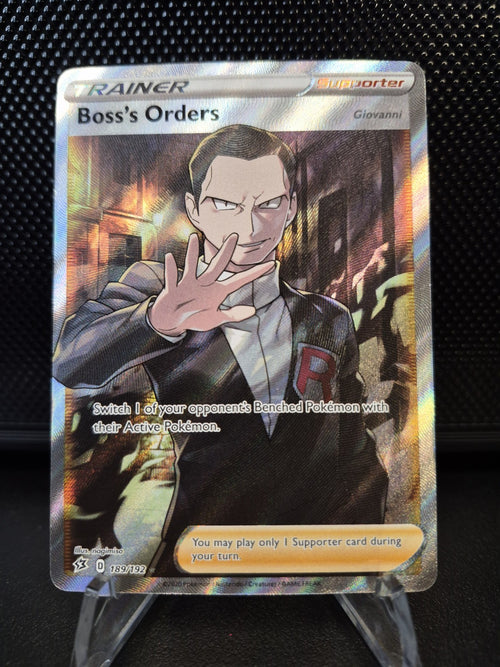 boss's orders pokemon card price Pokmon TCG: Ghetsis SR 095/073 sv1a Triplet Beat You may play only 1 Supporter card during your turn. Boss's Orders - SWSH09: Brilliant