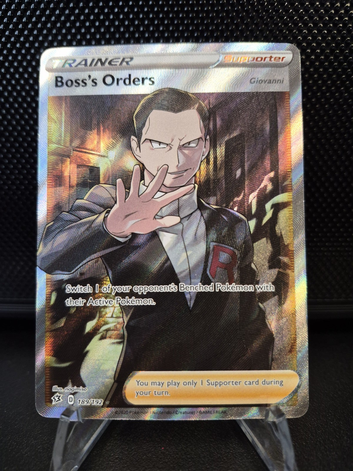 Boss's Orders 189/192 Rebel Clash Pokemon TCG