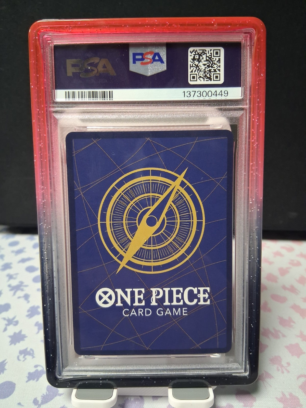 One Piece Monkey D Luffy ST21-014 Red Magazine Promo PSA 10