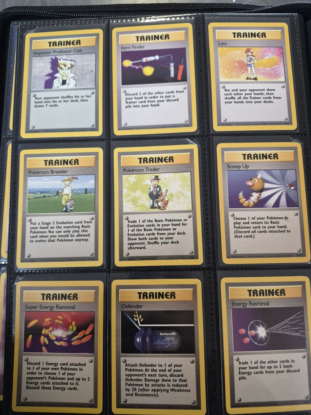 WOTC Pokémon Complete Sets, Base, Jungle, Fossil, Team Rocket HP-LP