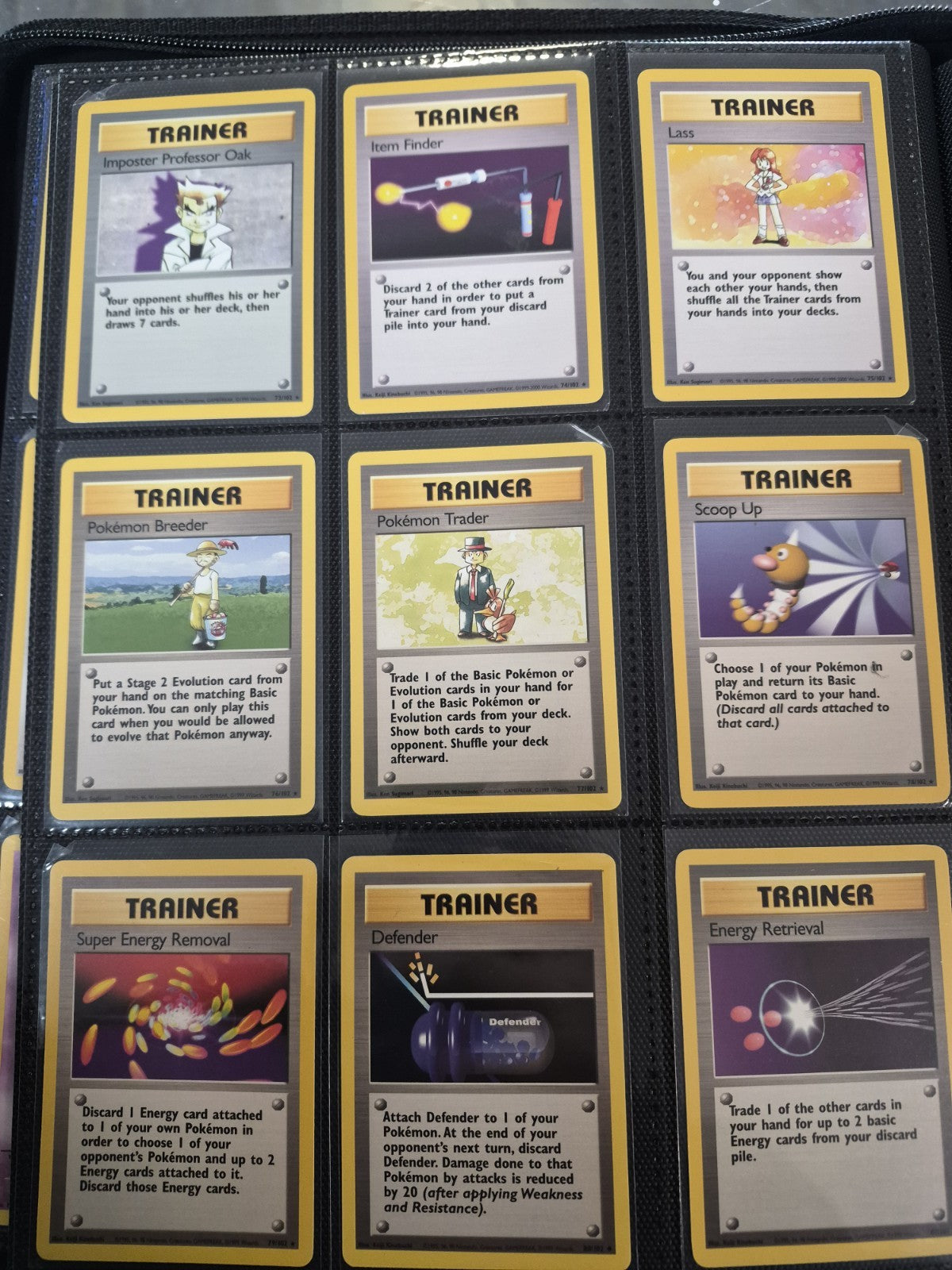 WOTC Pokémon Complete Sets, Base, Jungle, Fossil, Team Rocket HP-LP
