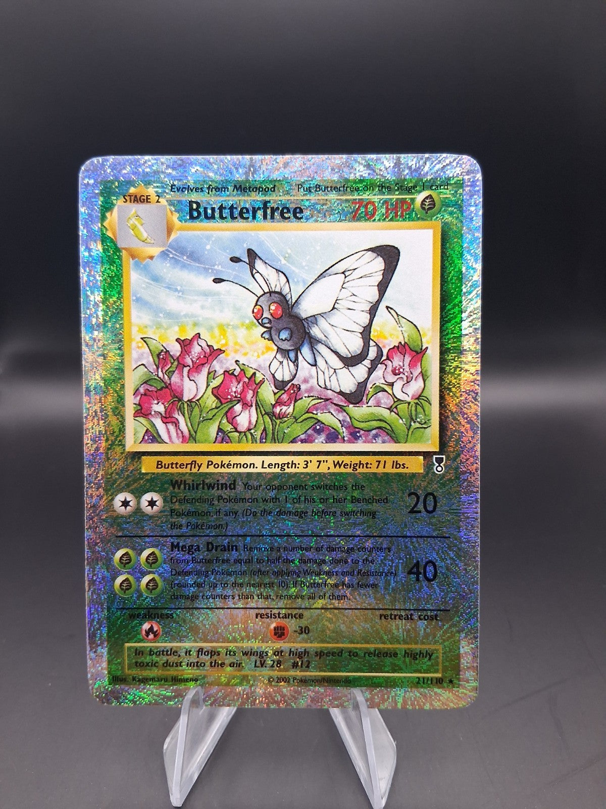 butterfly pokemon card Butterfree 21/110 Legendary Collection Reverse Holo Pokemon TCG